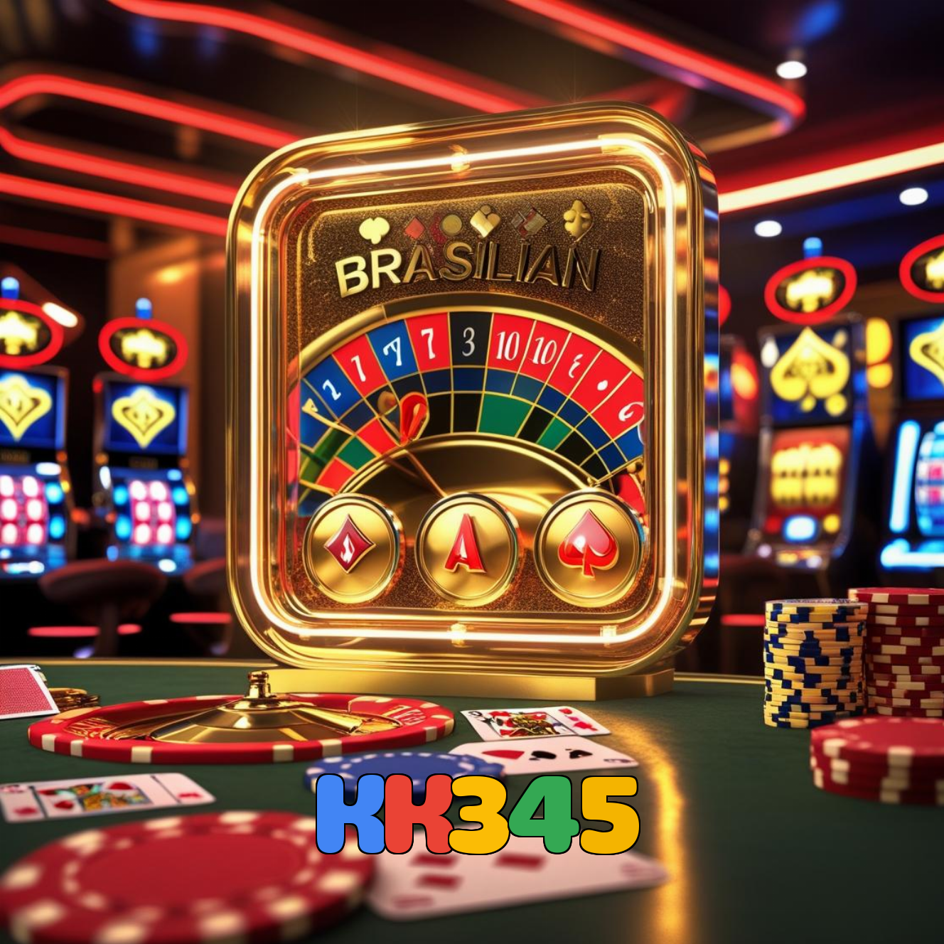KK345：Jogue blackjack, slots e aposte ao vivo no futebol, tudo no mesmo cassino!